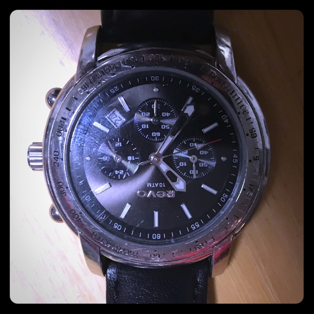 Men’s Revo Chronograph Watch.